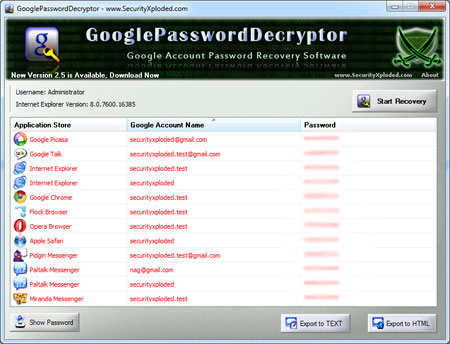 Decrypt ufd2 password